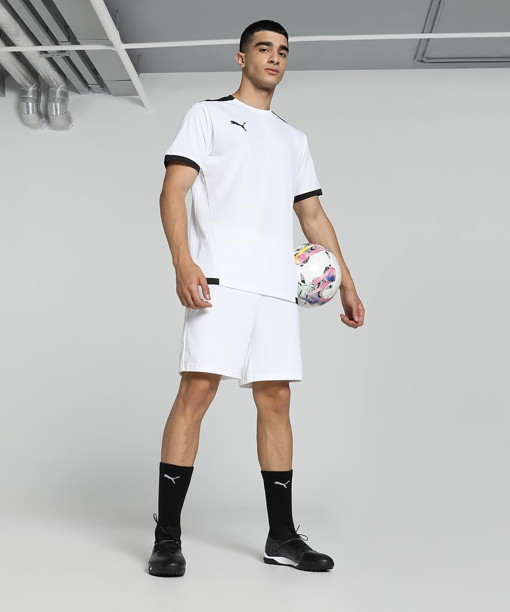 image:imagePUMA Mens Teamliga Crew Neck Short Sleeve Jersey Casual BluePuma White Puma Black