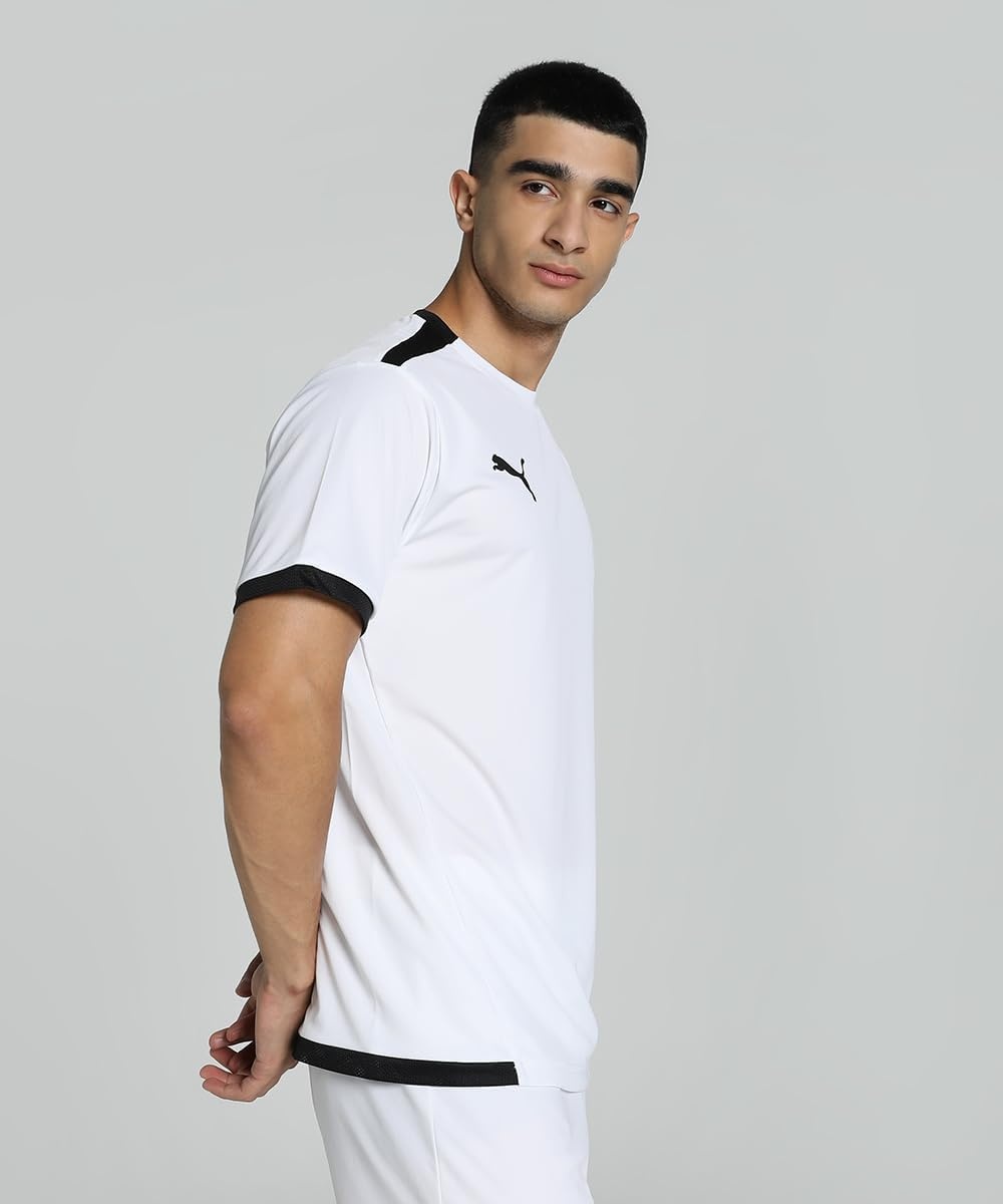 image:imagePUMA Mens Teamliga Crew Neck Short Sleeve Jersey Casual BluePuma White Puma Black