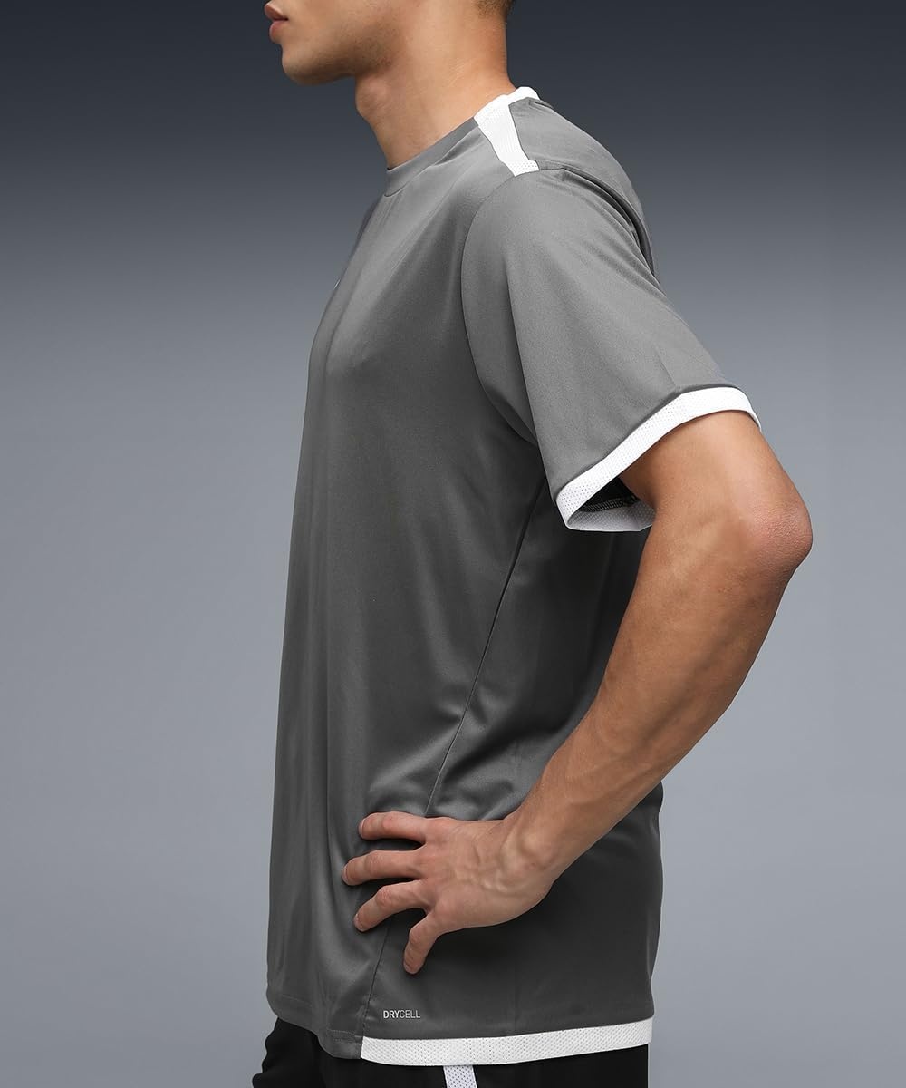 image:imagePUMA Mens Teamliga Crew Neck Short Sleeve Jersey Casual BlueSmoked Pearlpuma White