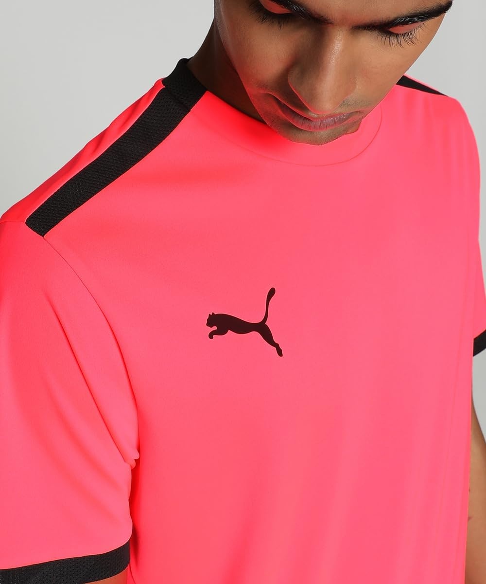 image:imagePUMA Mens Teamliga Crew Neck Short Sleeve Jersey Casual BlueSunset Glow