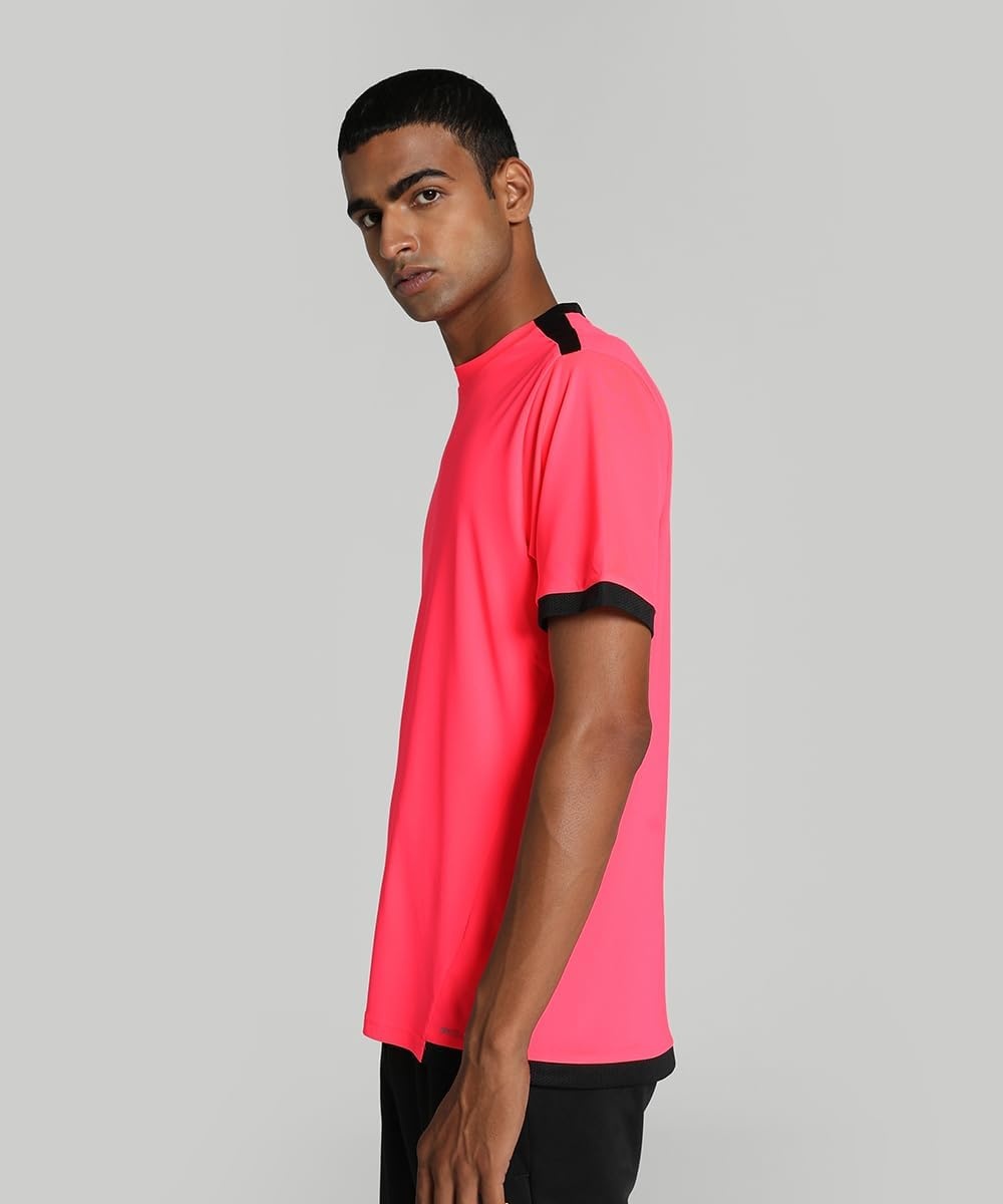 image:imagePUMA Mens Teamliga Crew Neck Short Sleeve Jersey Casual BlueSunset Glow