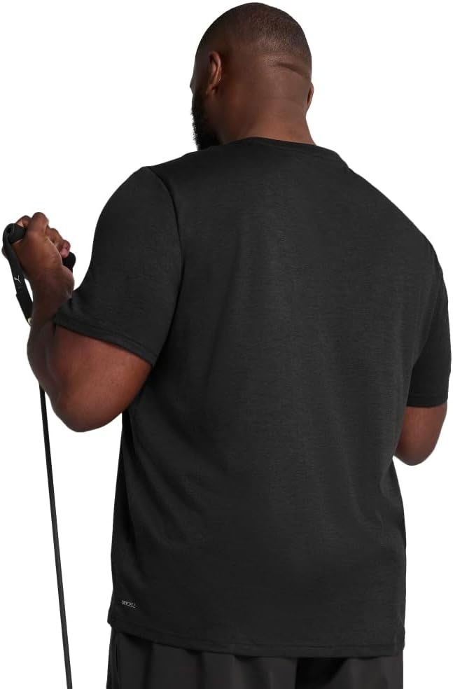 image:imagePUMA Mens Train All Day Essentials Heather Cat Crew Neck Short Sleeve Cf Casual Tops CasualBlack