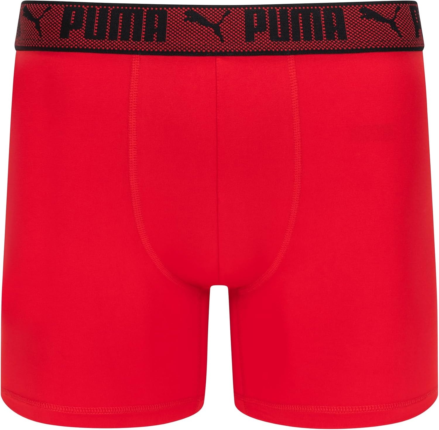 image:imagePUMA Mens Training Fit AntiOdor 5 Pack Boxer BriefsBlackRedCastlerockBlue