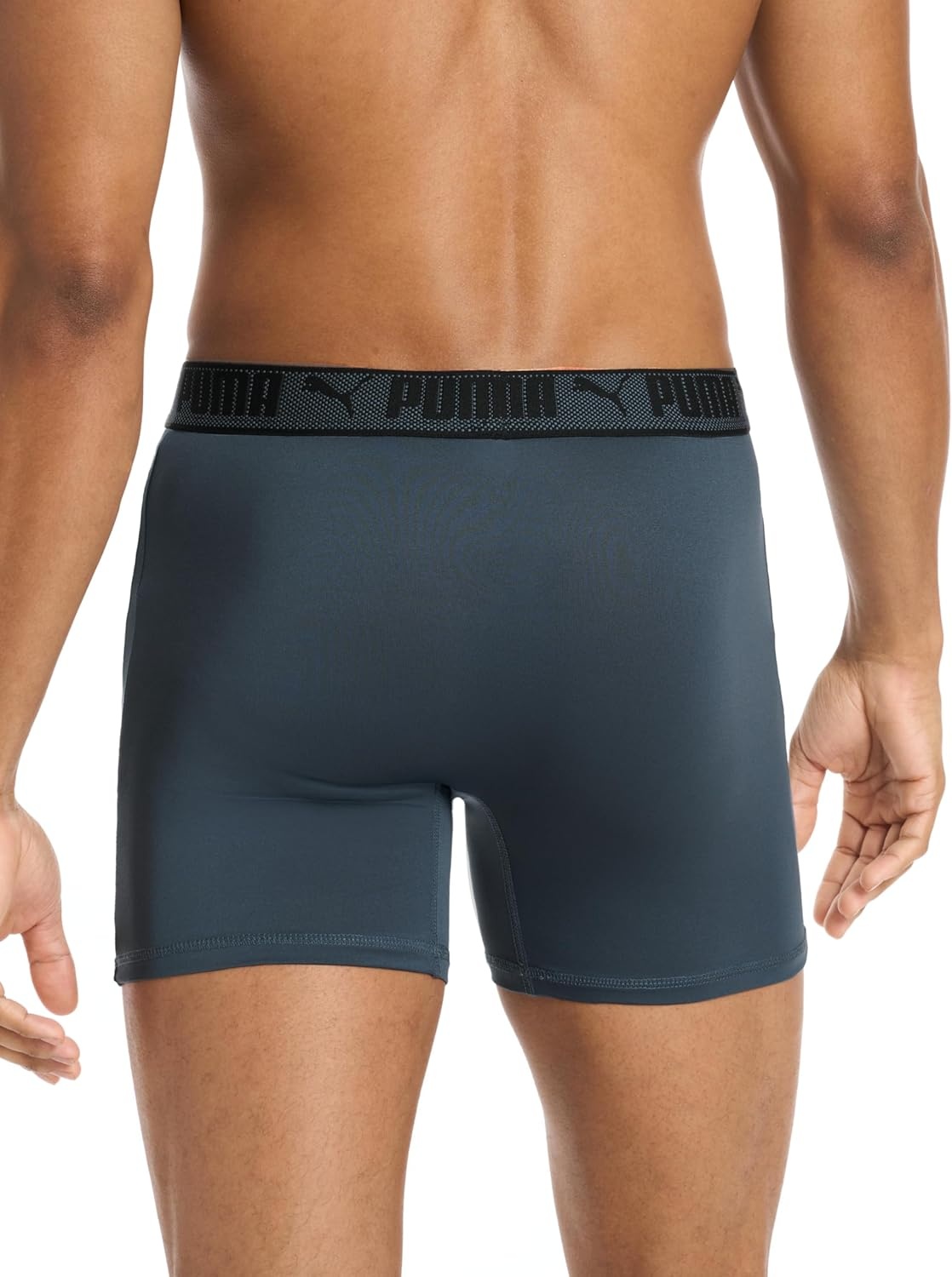 image:imagePUMA Mens Training Fit AntiOdor 5 Pack Boxer BriefsGrey SkiesGreenGalactic GreyBlack