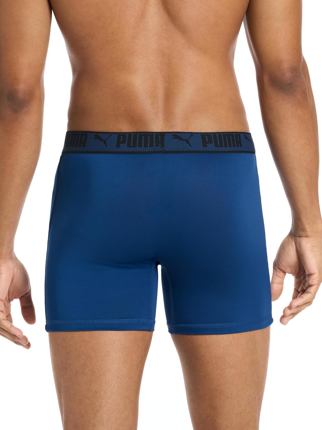 image:imagePUMA Mens Training Fit AntiOdor 5 Pack Boxer BriefsIndigoGreyRoyalRubyNavy