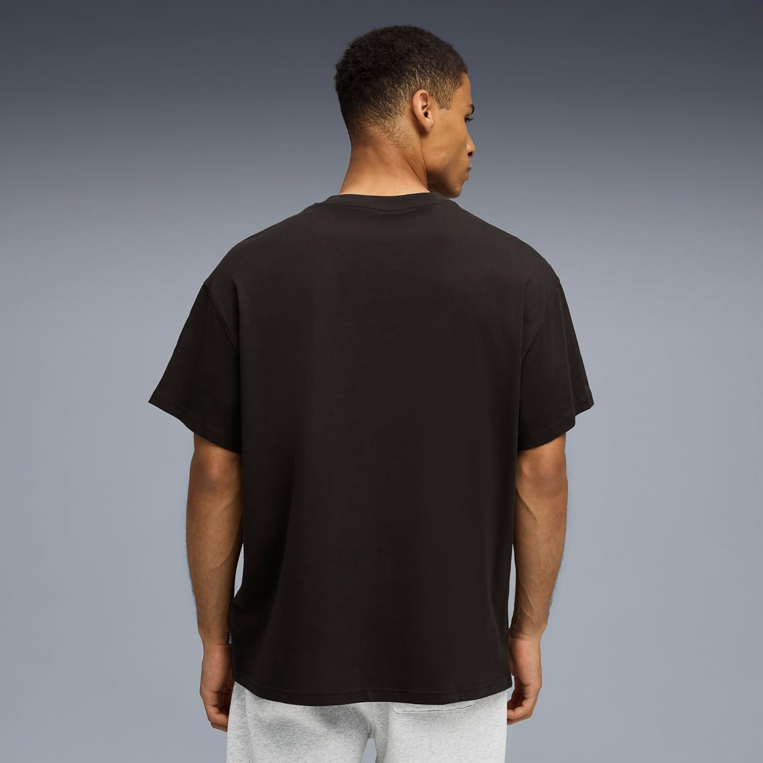 image:imagePUMA Mens Village Wear Graphic Crew Neck Short Sleeve Casual Tops CasualBlack Break Fast Ah25