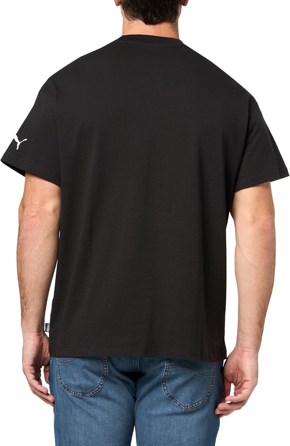 image:imagePUMA Mens Village Wear Graphic Crew Neck Short Sleeve Casual Tops CasualBlack Hoopray Vision Ah25