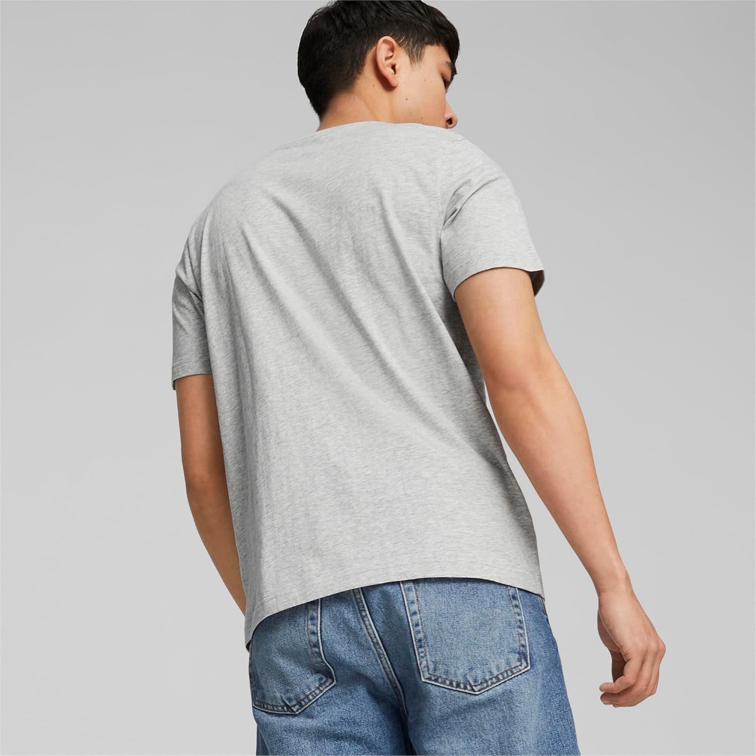 image:imagePUMA Mens Village Wear Graphic Crew Neck Short Sleeve Casual Tops CasualGrey