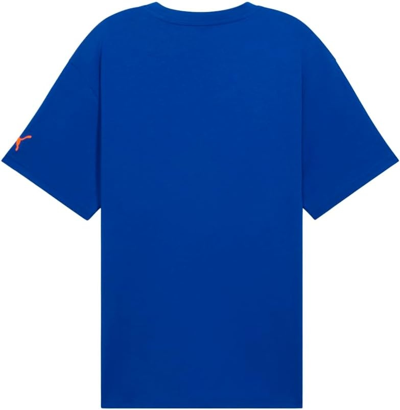 image:imagePUMA Mens Village Wear Graphic Crew Neck Short Sleeve Casual Tops CasualHoops Energy Vivid Blue Ss25
