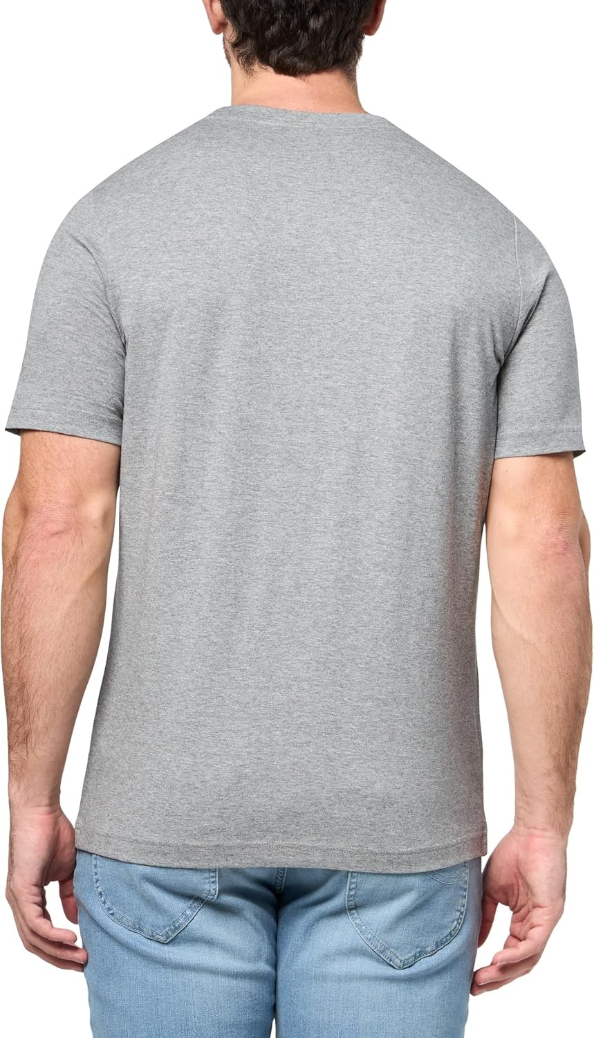 image:imagePUMA Mens Village Wear Graphic Crew Neck Short Sleeve Casual Tops CasualMedium Gray Heather Rotate Ah25