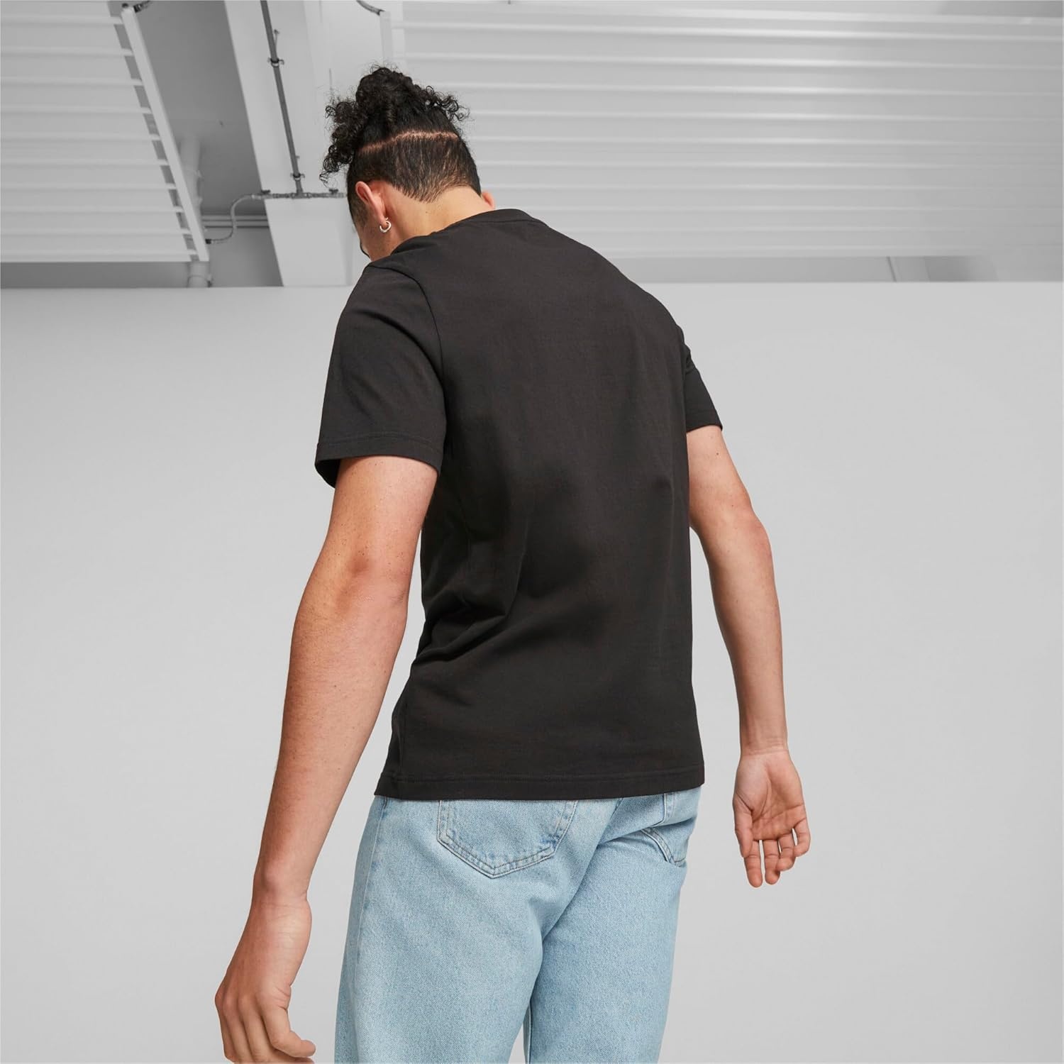 image:imagePUMA Mens Village Wear Graphic Crew Neck Short Sleeve Casual Tops CasualPuma Black Ah23 Squad