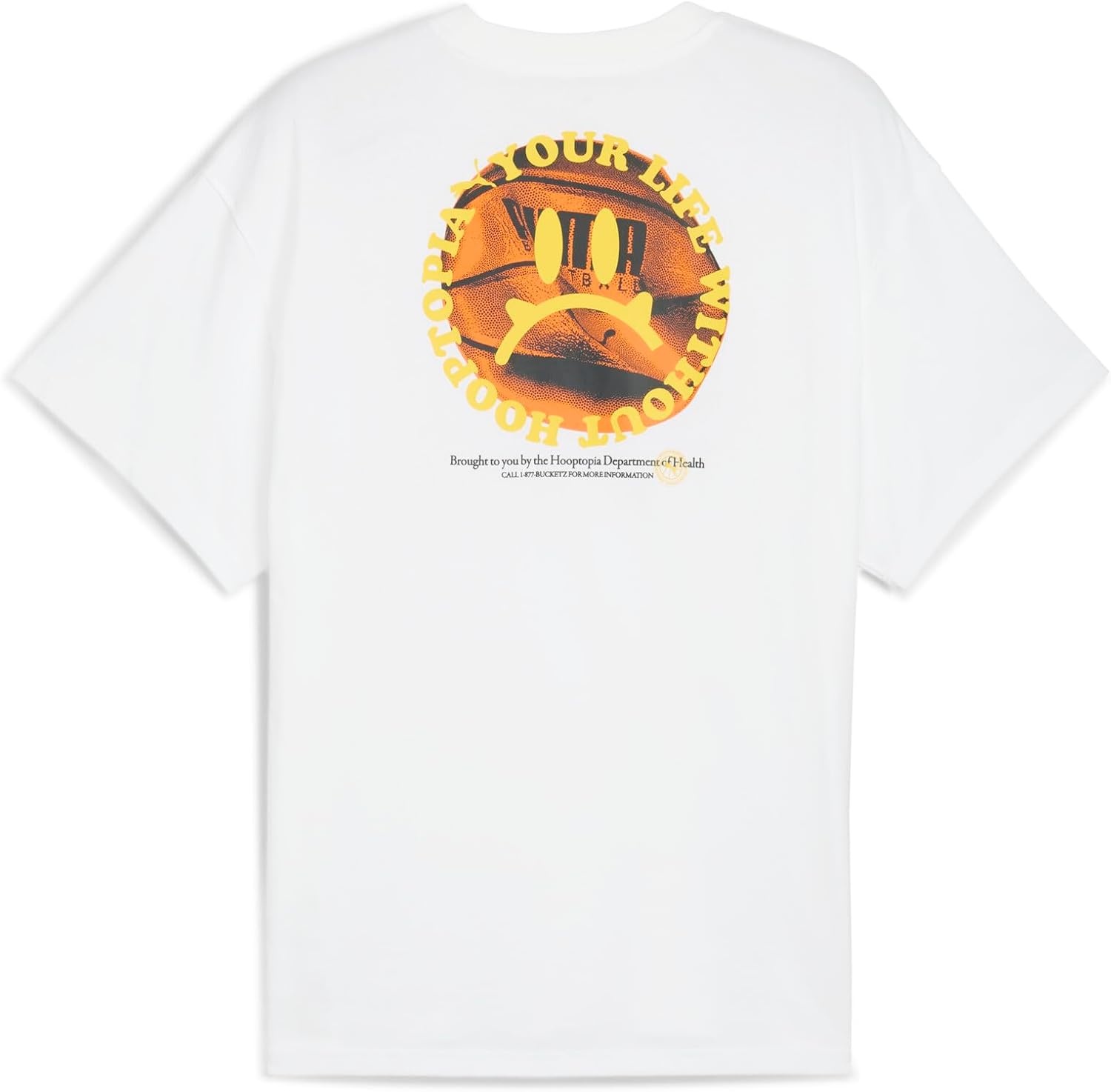 image:imagePUMA Mens Village Wear Graphic Crew Neck Short Sleeve Casual Tops CasualWhite Hooptopia Life Ah25