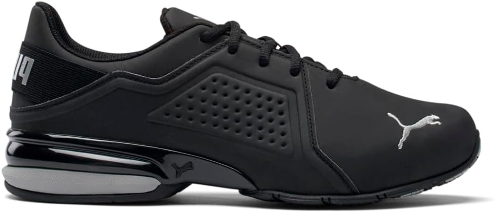 image:imagePUMA Mens Viz Runner Running Sneakers ShoesBlackSilver