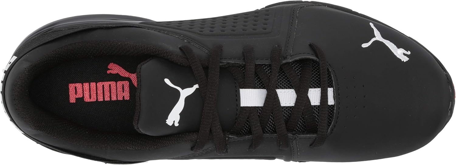 image:imagePUMA Mens Viz Runner Running Sneakers ShoesWidepuma Whitepuma Black