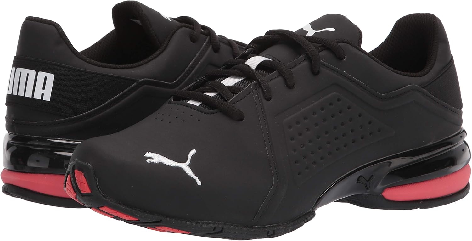 image:imagePUMA Mens Viz Runner Running Sneakers ShoesWidepuma Whitepuma Black