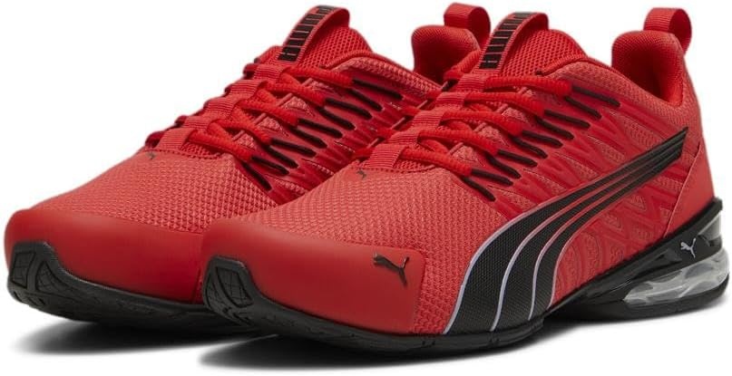 image:imagePUMA Mens Voltaic Evo Cross TrainersFor All Time Redpuma Blackgray Fog