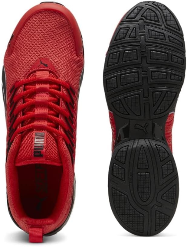 image:imagePUMA Mens Voltaic Evo Cross TrainersFor All Time Redpuma Blackgray Fog