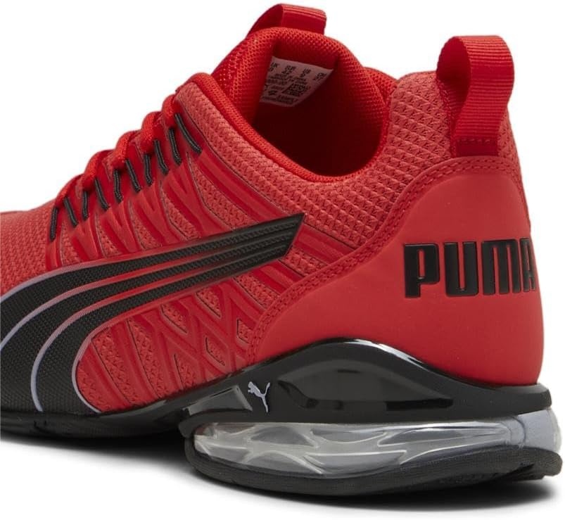image:imagePUMA Mens Voltaic Evo Cross TrainersFor All Time Redpuma Blackgray Fog