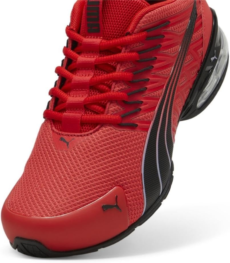 image:imagePUMA Mens Voltaic Evo Cross TrainersFor All Time Redpuma Blackgray Fog