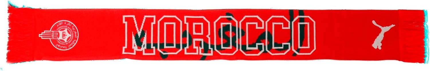 image:imagePUMA Unisex Morocco FA Scarf Dark MyrtleAlpine Snow SS26 OSmallFA Frmf Culture Scarf