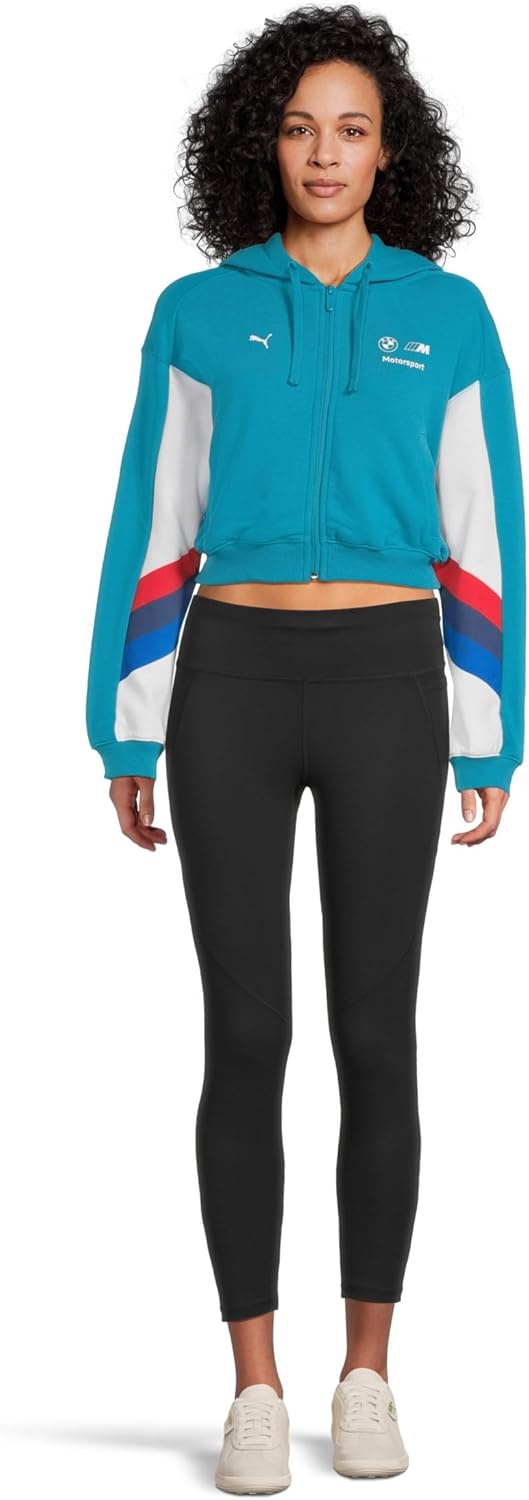 image:imagePUMA Women Bmw M Motorsport Sweat JacketTropical Blue Ah25