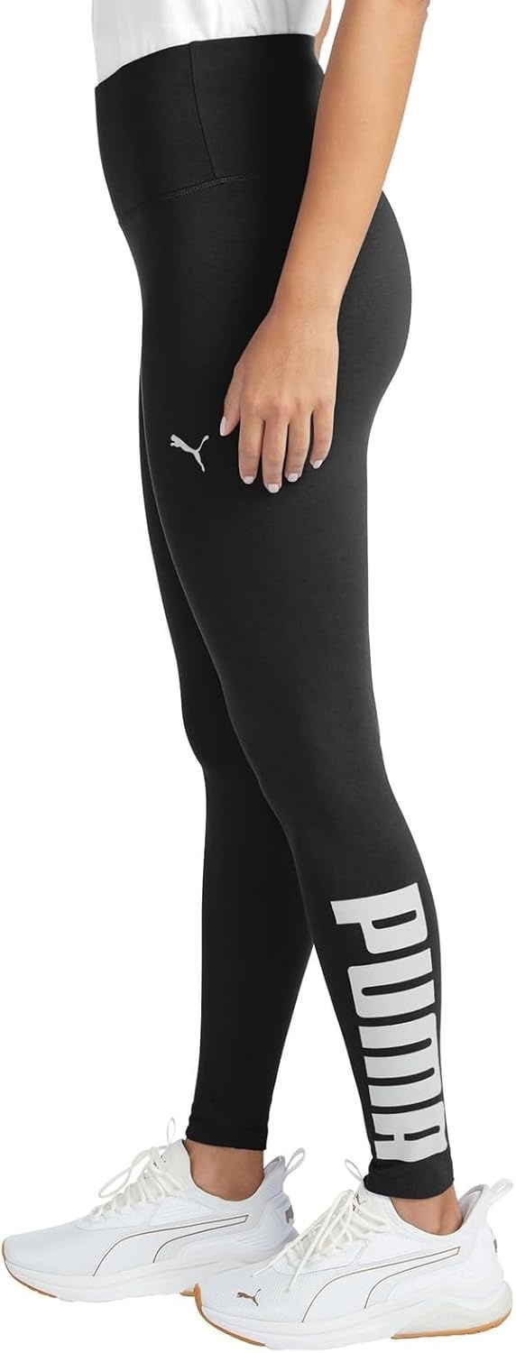 image:imagePUMA Womens Athletic Logo TightsBlackwhite Ss25