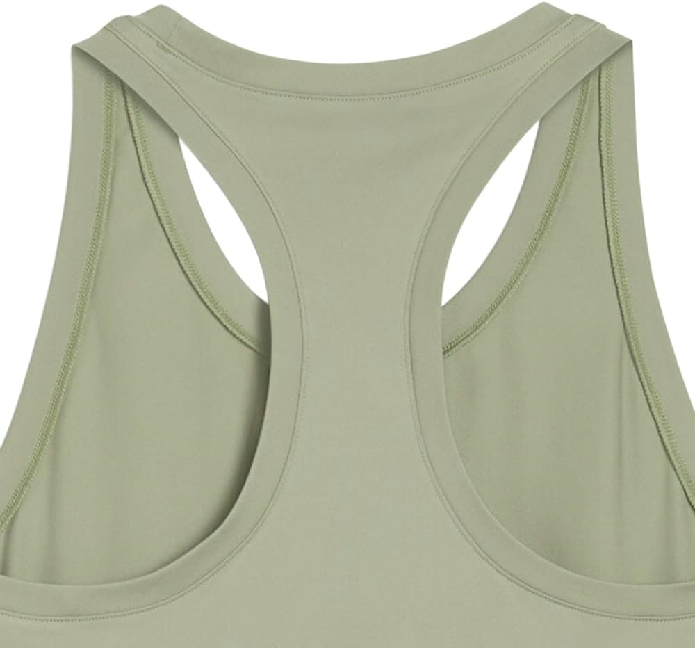image:imagePUMA Womens Cloudspun Racerback Crew Neck Athletic Tank Casual BlackLux Army Ah25