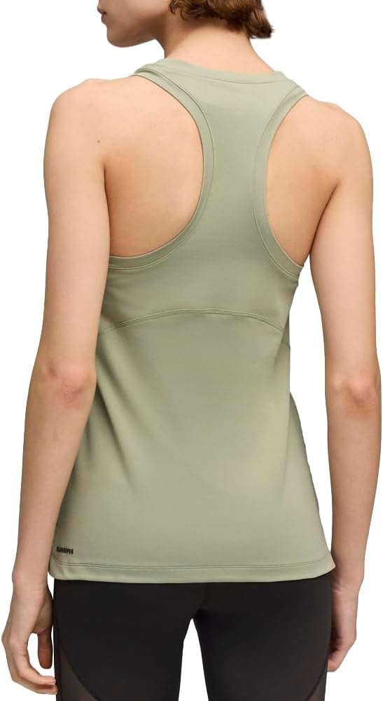 image:imagePUMA Womens Cloudspun Racerback Crew Neck Athletic Tank Casual BlackLux Army Ah25
