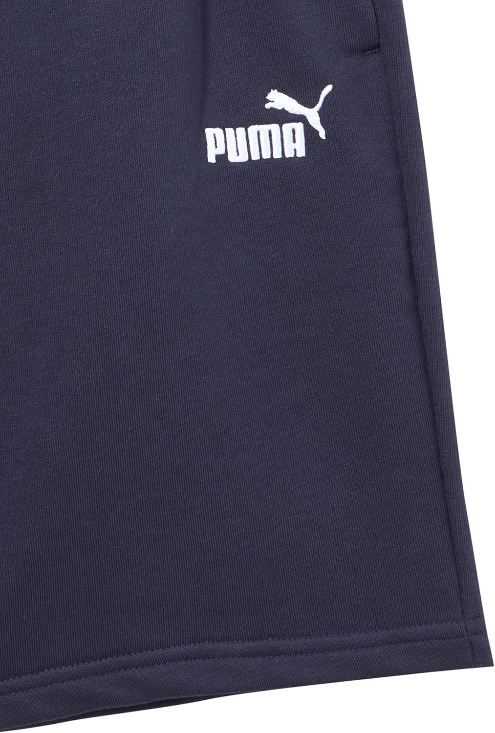 image:imagePUMA Womens Essentials No 1 Logo 5 Inch HighWaist Shorts Casual Bottoms CasualNew Navy Small Logo Ss25