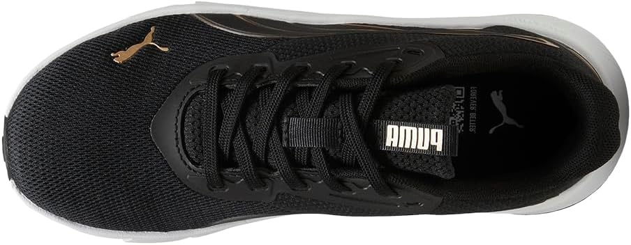 image:imagePUMA Womens Flexfocus Lite Modern Running Sneakers Shoes BlackBlackgold