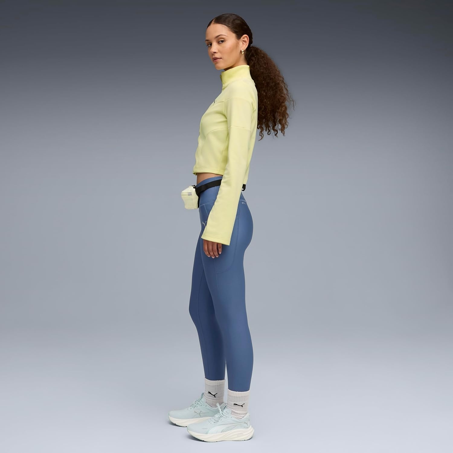 image:imagePUMA Womens Run Favorite Athletic Leggings Running BrownDark Indigo Ah25