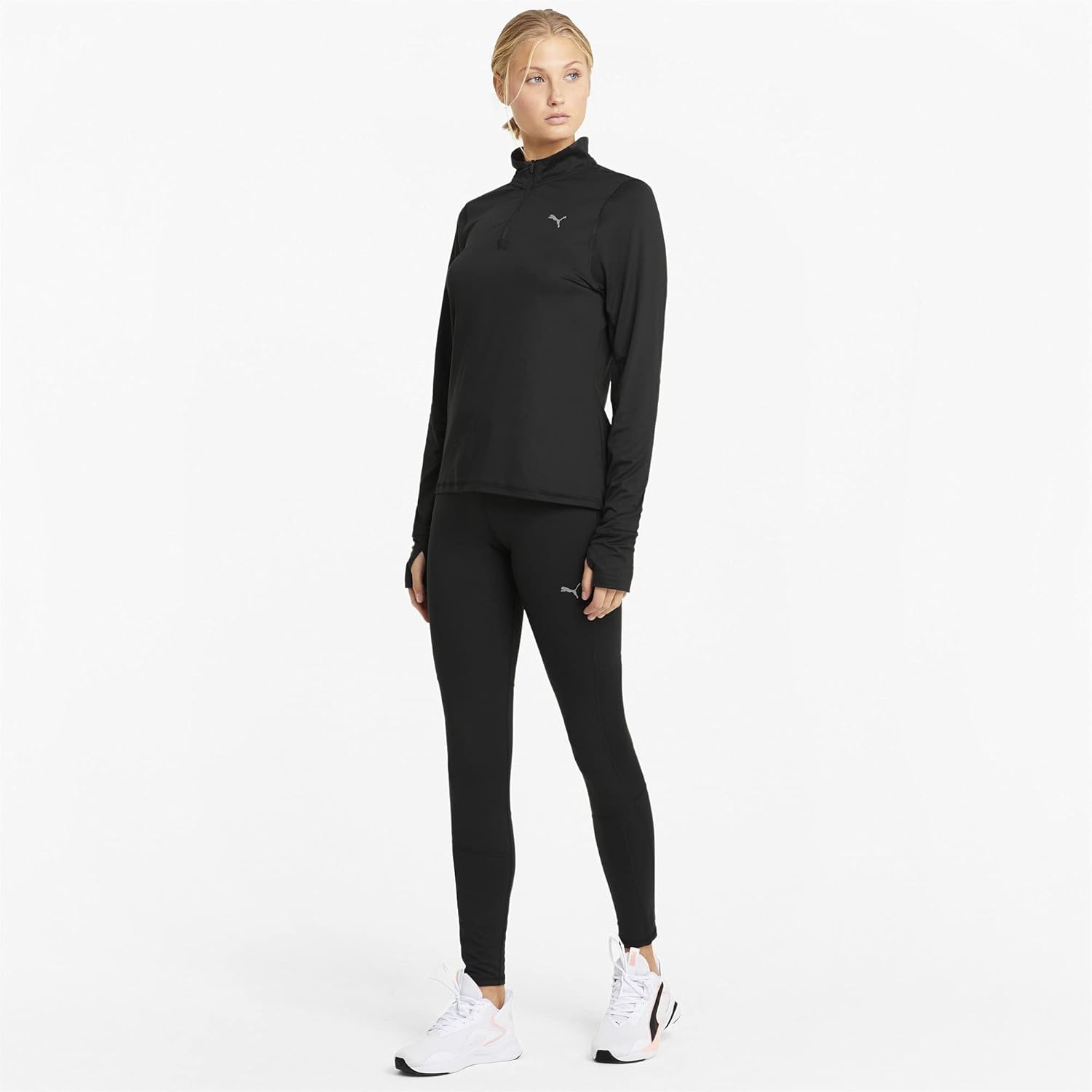 image:imagePUMA Womens Run Favorite Athletic Leggings Running BrownPuma Black