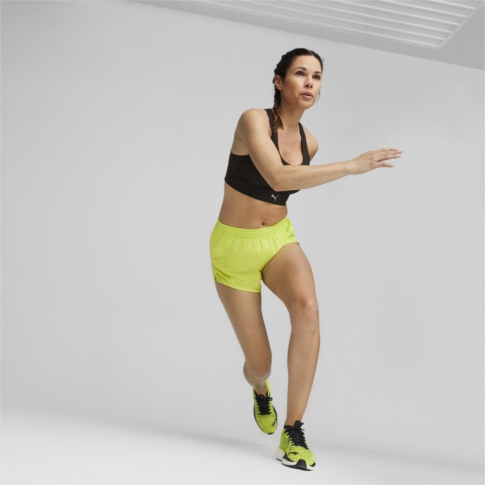 image:imagePUMA Womens Run Favorite Velocity 3 Inch Shorts Running Casual BottomsLime Pow