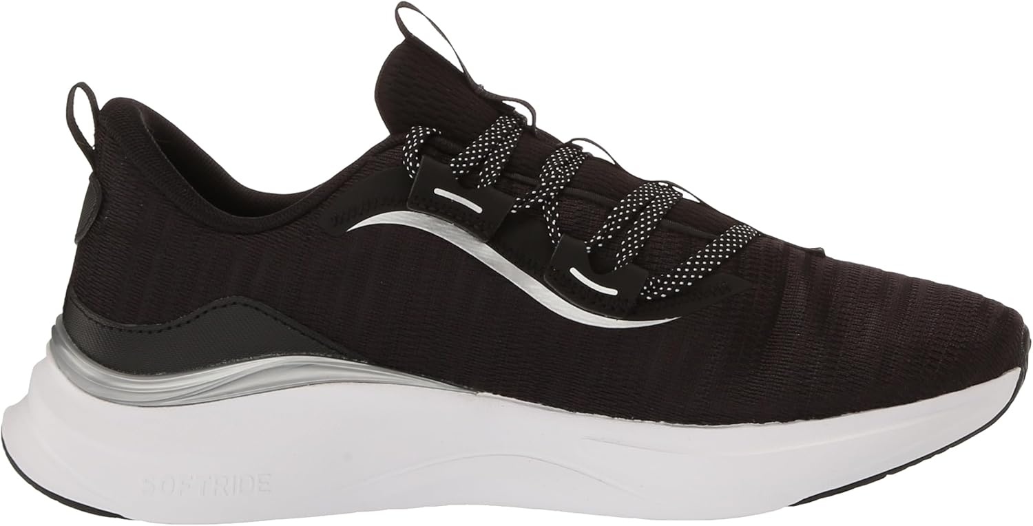 image:imagePUMA Womens Softride Harmony Lace Up Sneakers Shoes Casual BlackBlackWhite