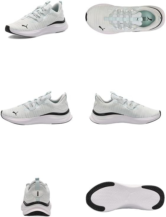 image:imagePUMA Womens Softride Harmony Lace Up Sneakers Shoes Casual BlackDew DropPuma BlackPuma White 04