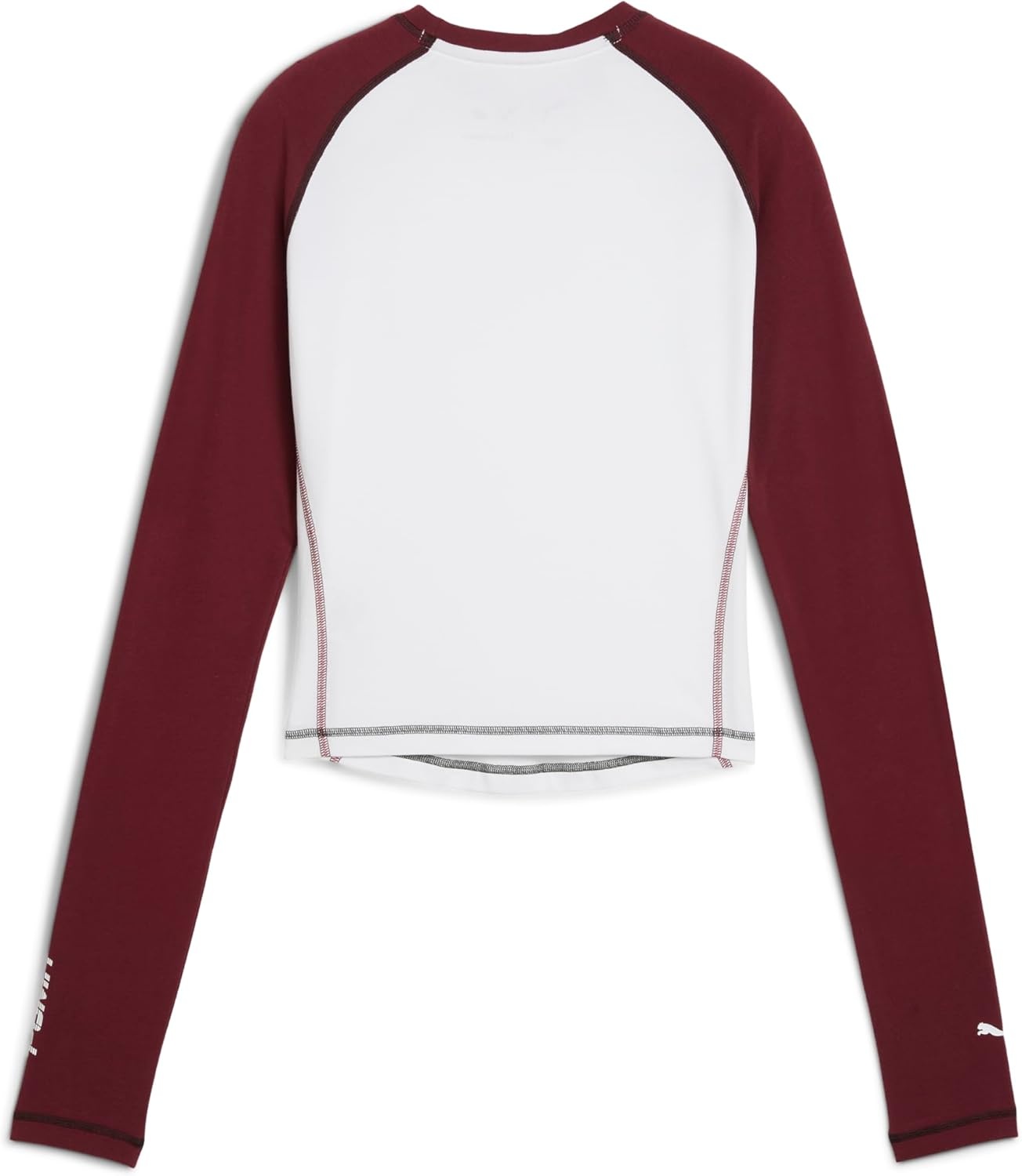 image:imagePUMA Womens Standard BMW M Motorsport Babydoll Long Sleeve TShirt Ruby Shimmer AH25