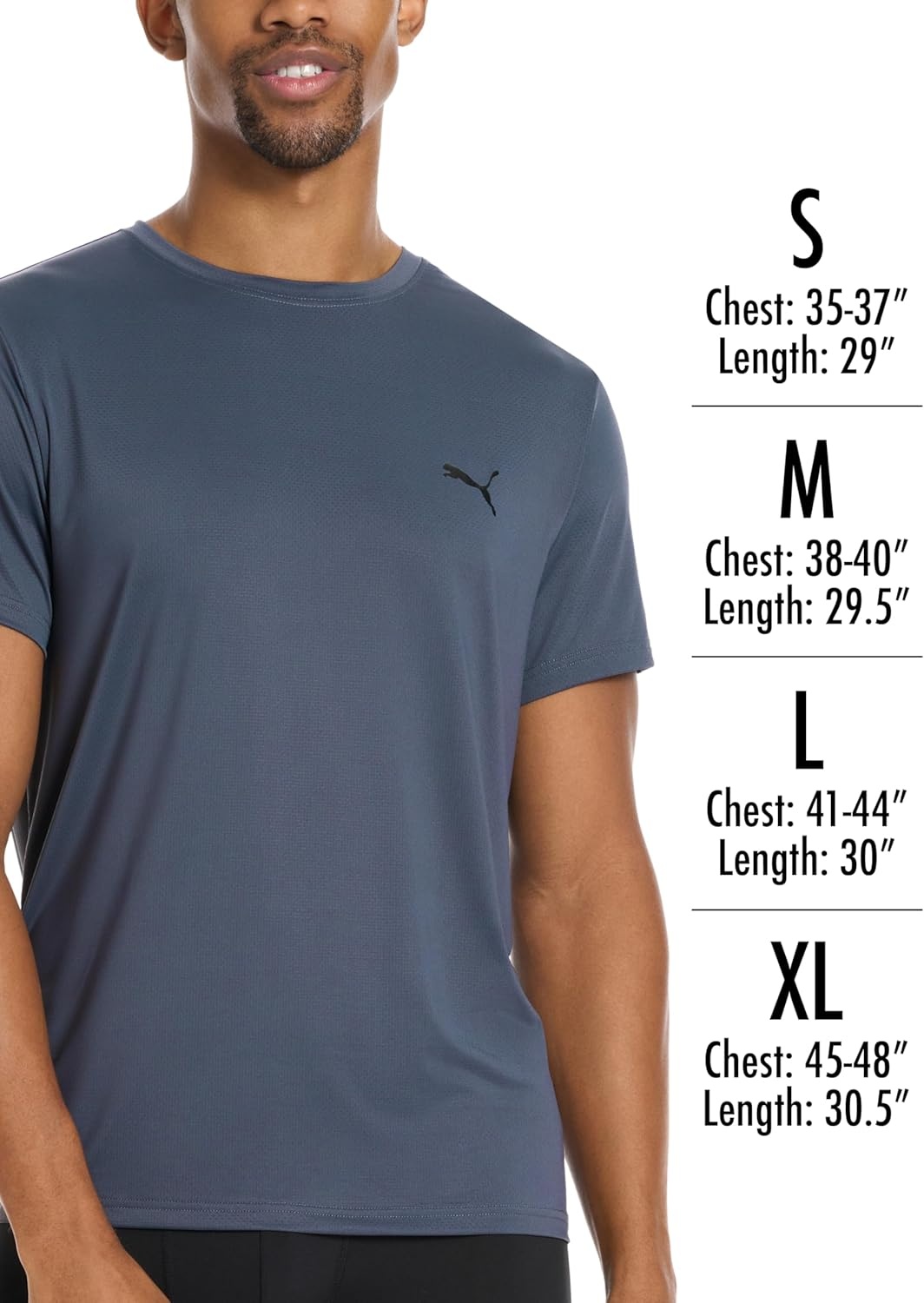 image:imagePuma Mens 4 Pack Cotton Crewneck Short Sleeve TShirtBlackGreyWhiteNavy