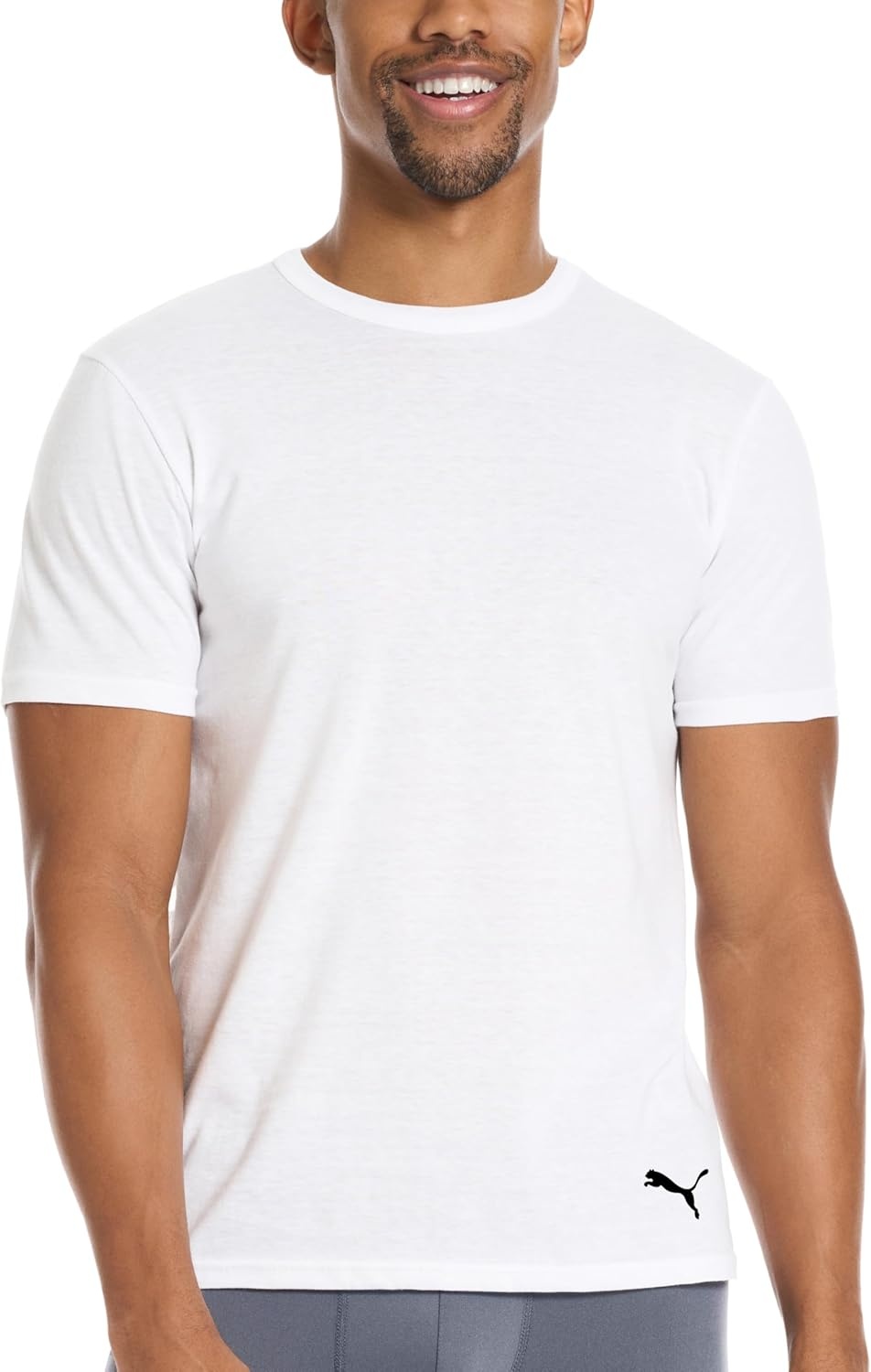 image:imagePuma Mens 4 Pack Cotton Crewneck Short Sleeve TShirtWhite