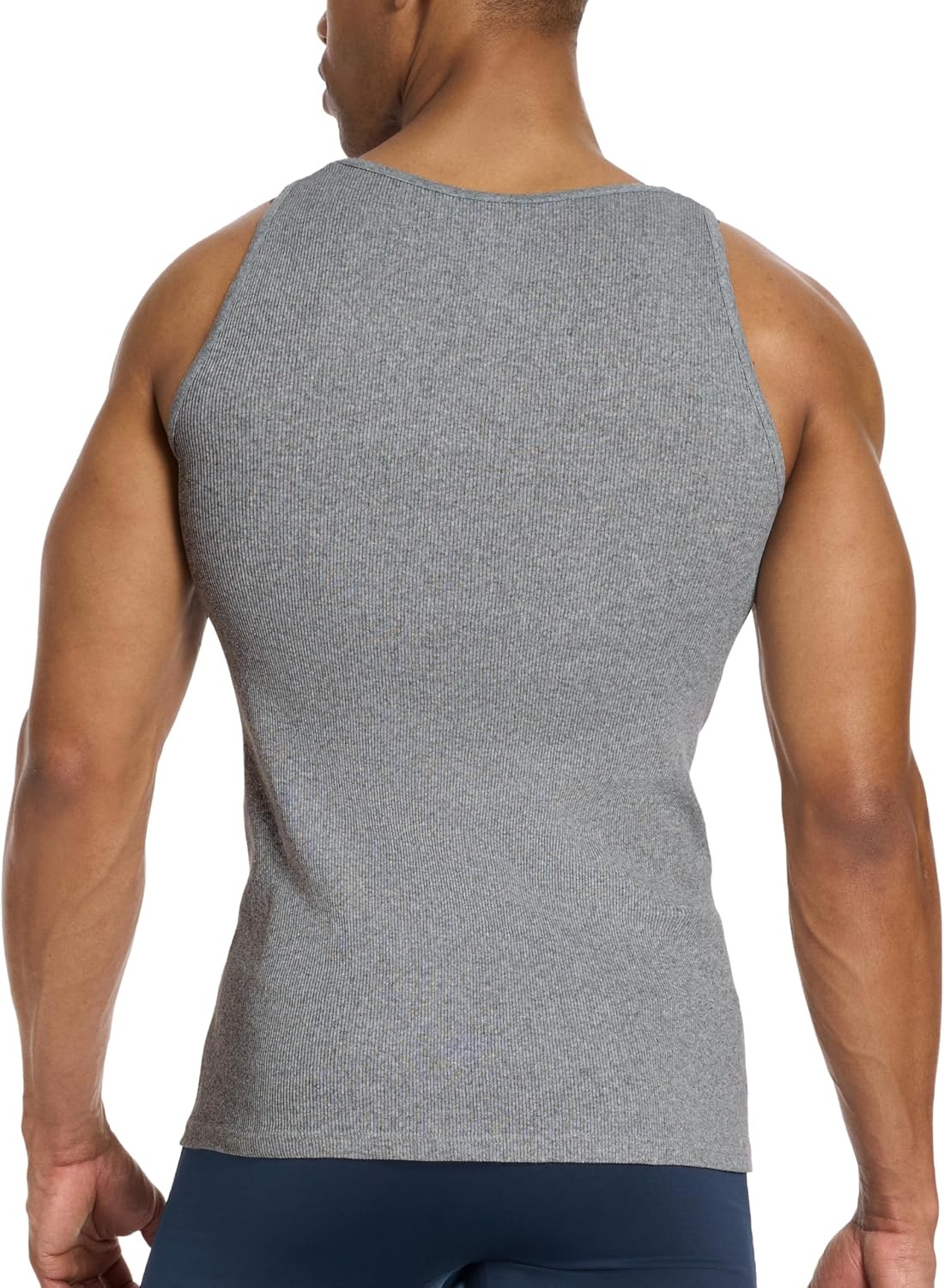 image:imagePuma Mens 5 Pack Cotton Rib Tank TopBlackGreyWhiteNavy