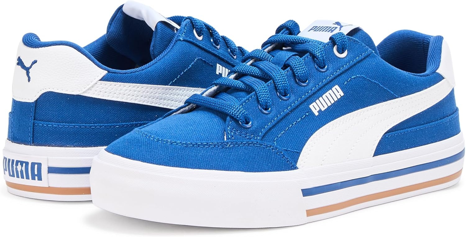 image:imagePuma Mens Court Classic Vulc Slip on ShoesClyde Royalwhite Ah25