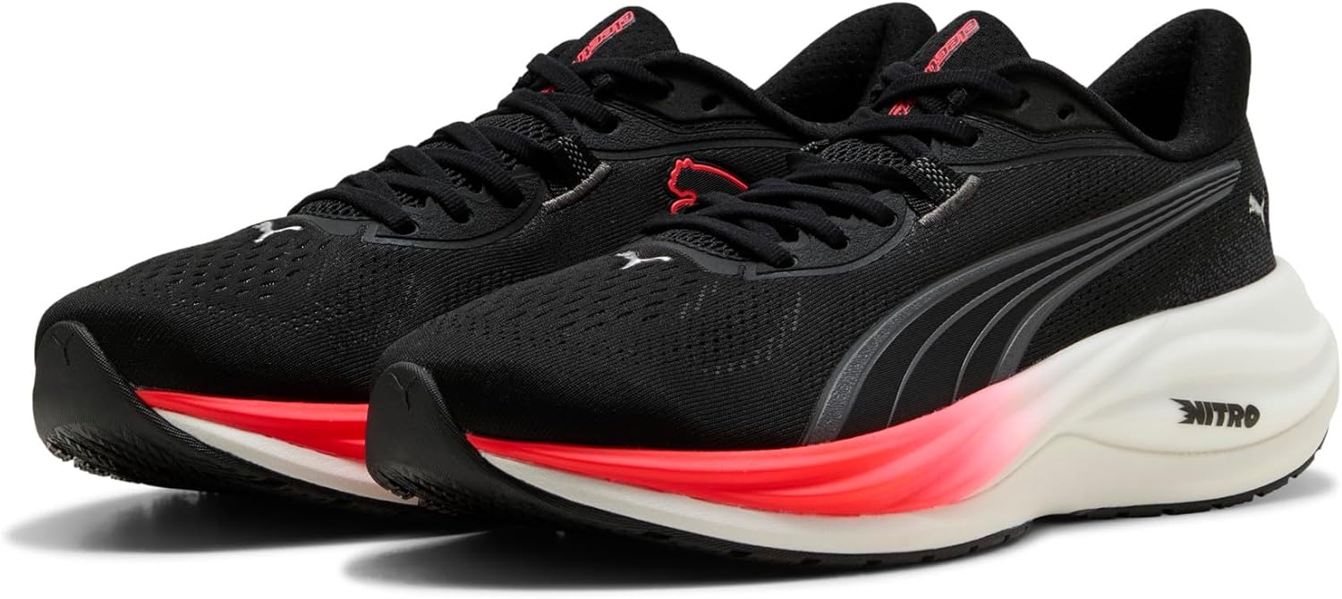 image:imagePuma Mens Electrify Nitro Running ShoesPuma Blackultra Redpuma White