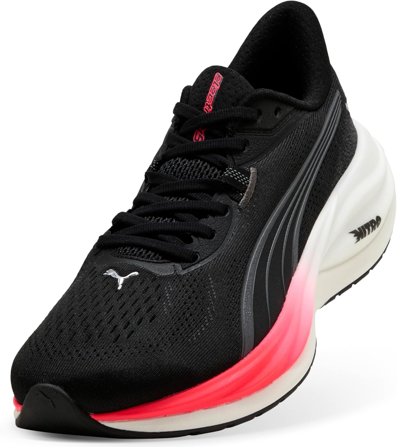 image:imagePuma Mens Electrify Nitro Running ShoesPuma Blackultra Redpuma White