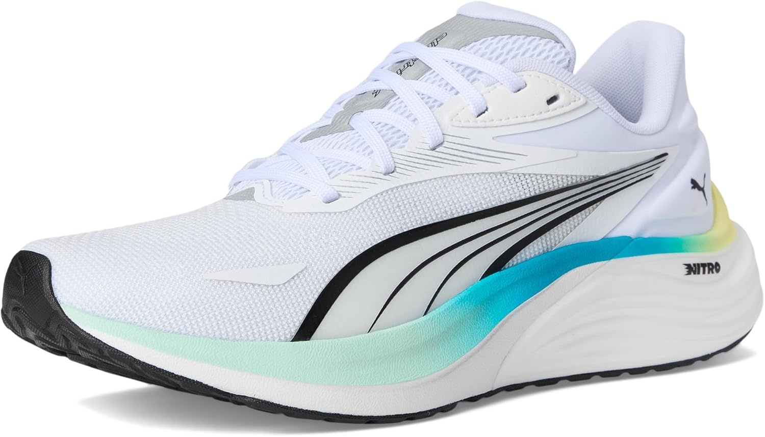 image:imagePuma Mens Electrify Nitro Running ShoesPuma Whitemint Meltspeed Blue