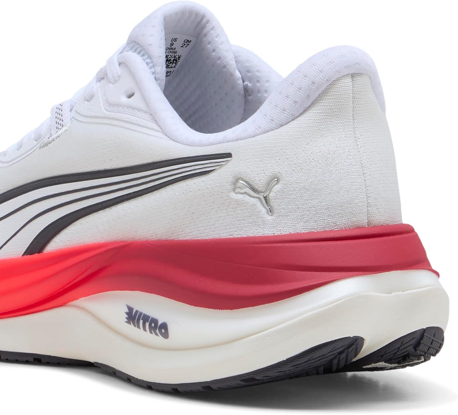 image:imagePuma Mens Electrify Nitro Running ShoesPuma Whiteultra Red