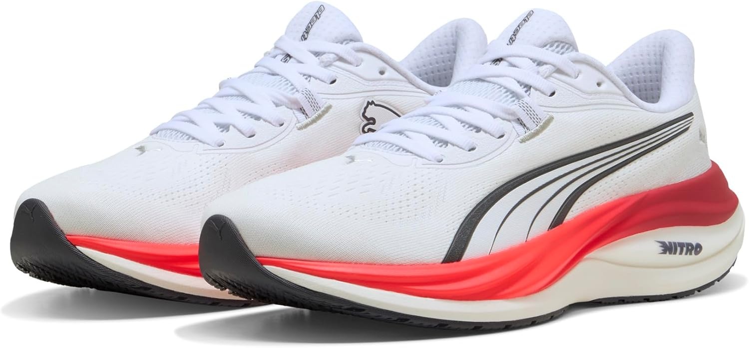 image:imagePuma Mens Electrify Nitro Running ShoesPuma Whiteultra Red