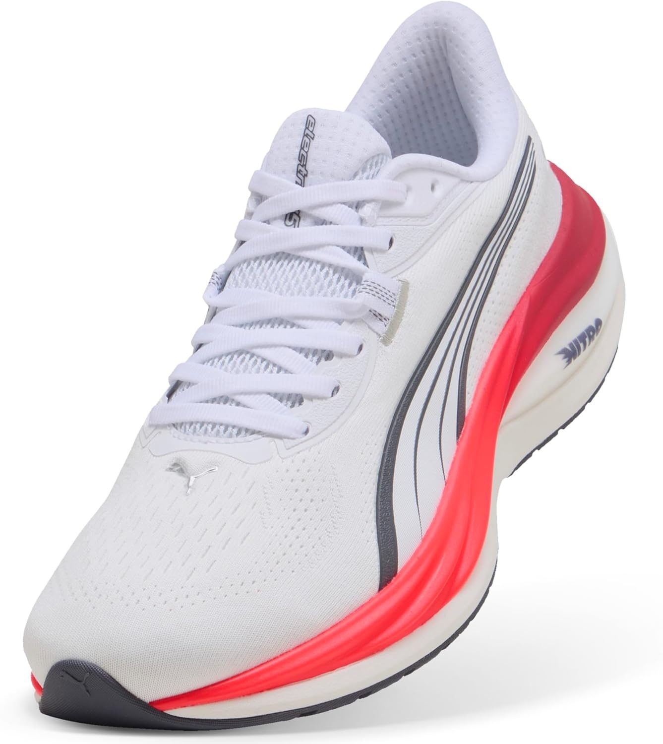 image:imagePuma Mens Electrify Nitro Running ShoesPuma Whiteultra Red