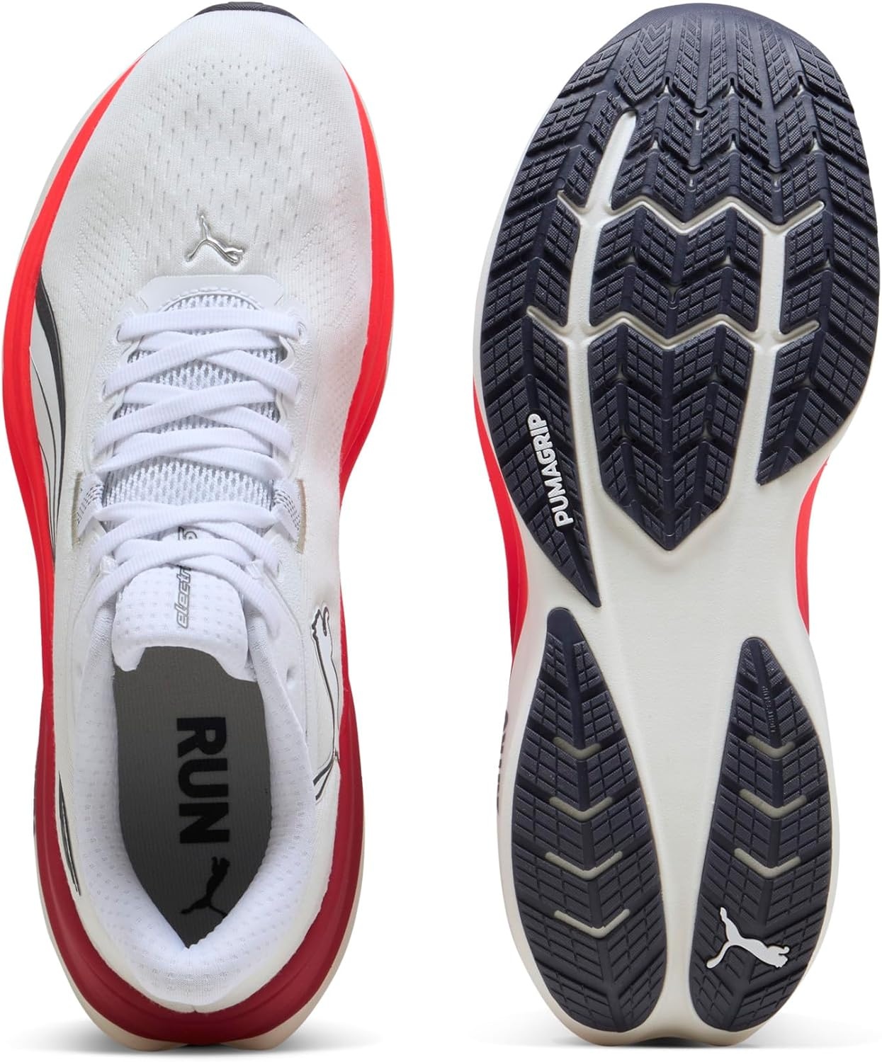 image:imagePuma Mens Electrify Nitro Running ShoesPuma Whiteultra Red