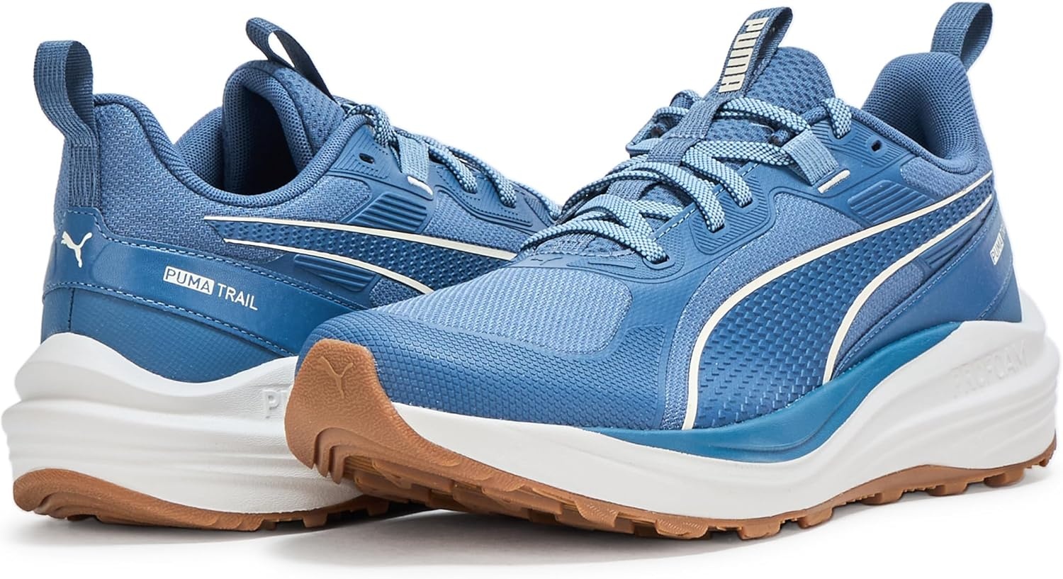 image:imagePuma Mens Flare Pro Trail Running ShoesDark Indigocool Bluealpine Snow