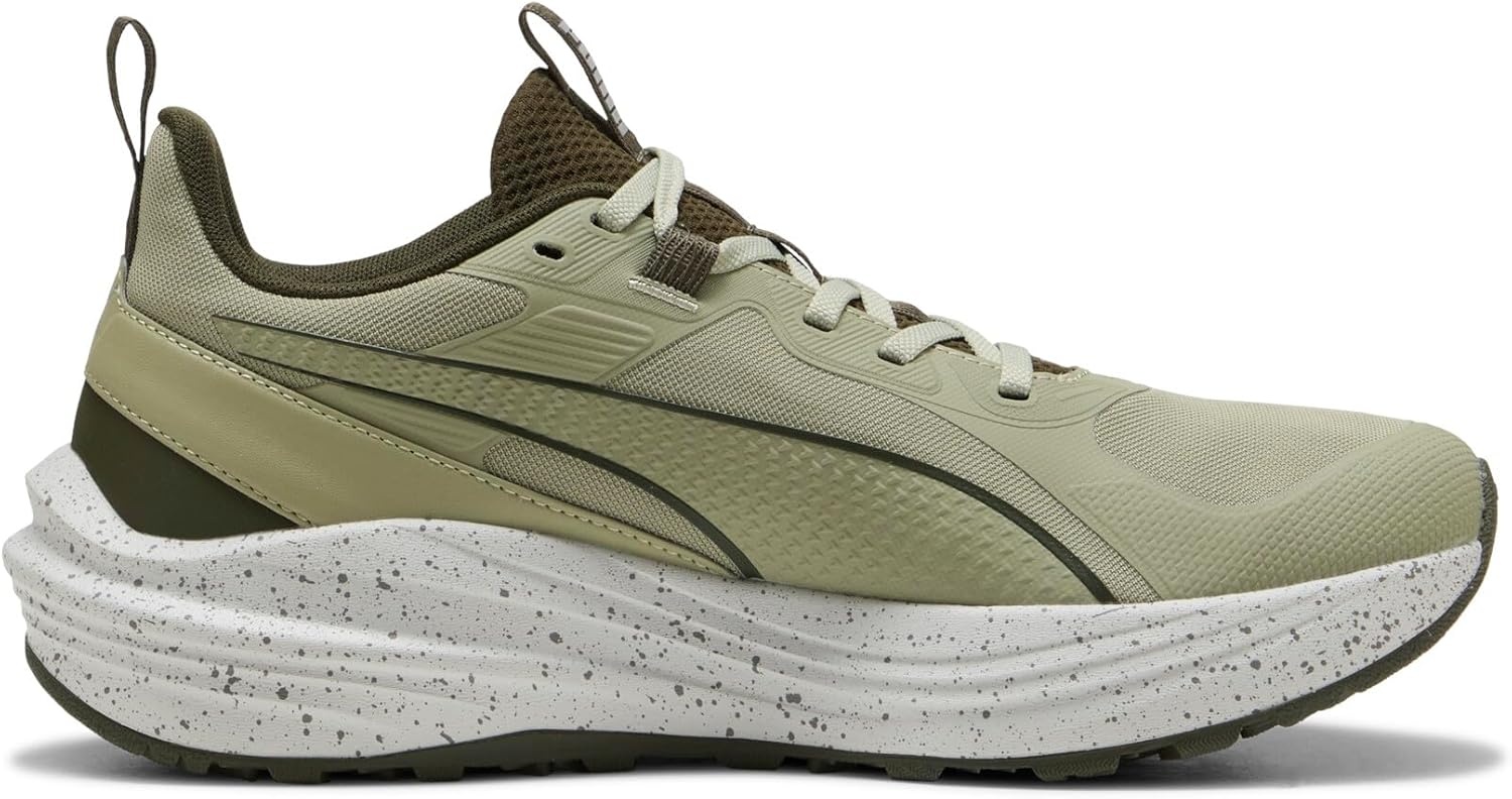 image:imagePuma Mens Flare Pro Trail Running ShoesDark Olivelux Armydesert Dust
