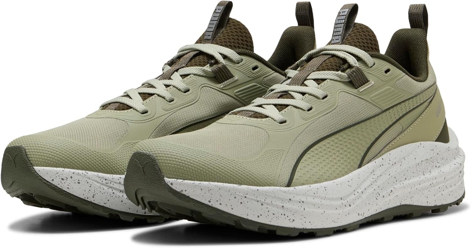image:imagePuma Mens Flare Pro Trail Running ShoesDark Olivelux Armydesert Dust